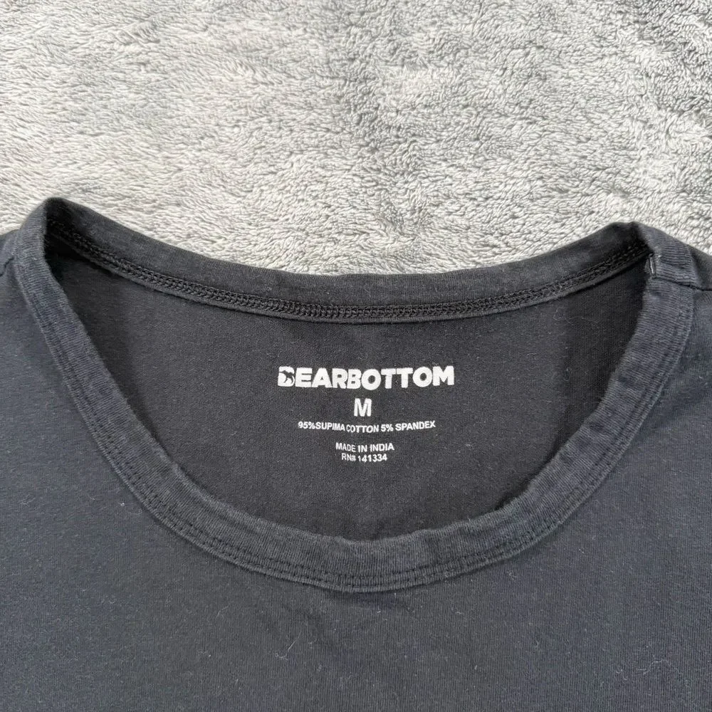 Bearbottom Men’s Supima Tee Black Short Sleeve Medium